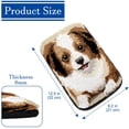 thumbnail image 4 of Pixel Dog Soft Printed Furry Car Armrest Pad Cover Mat - 12.5x8.2 Inch, Comfortable Armrest Accessory, 4 of 6