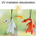 thumbnail image 1 of TOPRenddon Color-Changing Duck Car Pendant – Sunlight-Activated Rearview Mirror Charm, Safe Swaying Decor for Cars/Trucks, BPA-Free Novelty Gift, 1 of 9