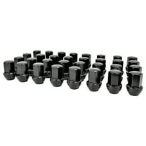 Hex Autoparts (32PCS) 14x1.5 Black Lug Nuts for Chevy GMC Silverado 2500 3500 HD C2500 Suburban Ram 2500 3500 Hummer H2