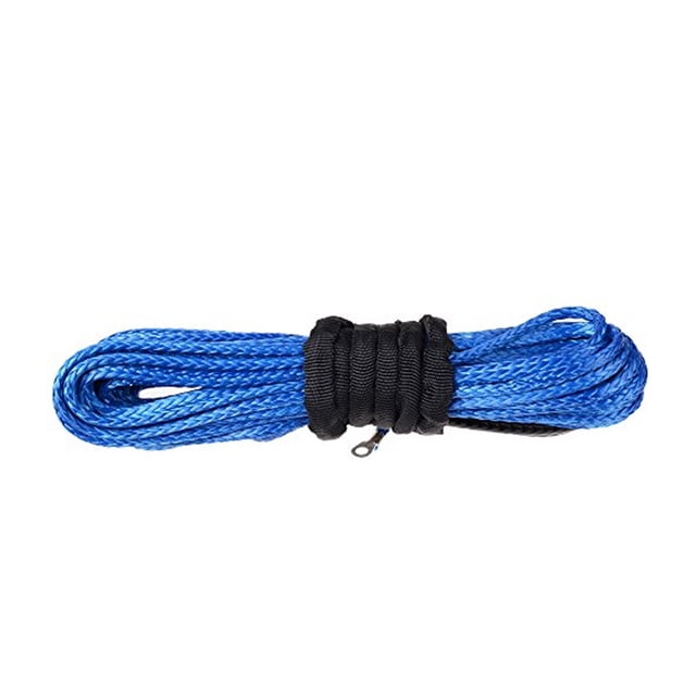 5/16" X 100' RED Synthetic Winch Line Cable Rope 13000+ LBs With Sheath (ATV UTV 4X4 4WD OFFROAD) ,Durable & Safe