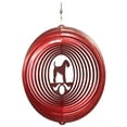 thumbnail image 1 of SWEN Products KERRY BLUE TERRIER Dog Circle Swirly Metal Wind Spinner, 1 of 1