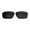 Black - Polarized, variant on Walleva Black Polarized Replacement Lenses for Oakley Split Shot Sunglasses