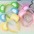 thumbnail image 4 of Yokua Bear Ear Plush Hairhoop Adult Children Carnivals Hairband for Holiday Gathering, 4 of 20