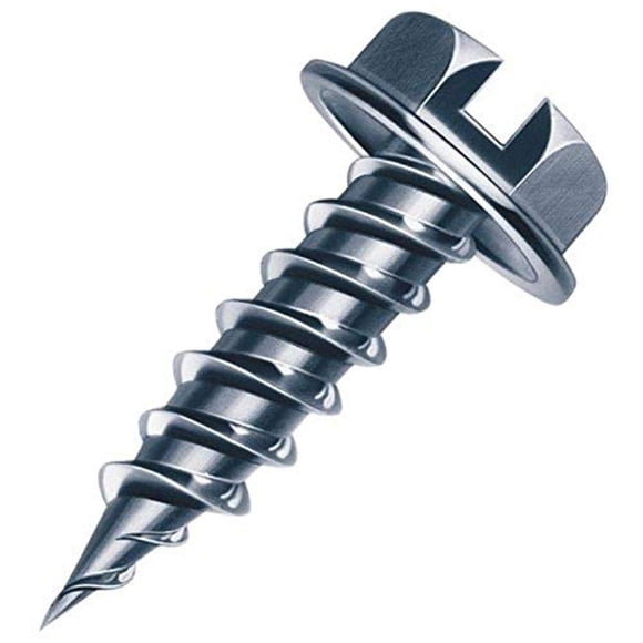 Tornillos Malco HW8X1/2ZT #8x1 /2 con cierre hermético y arandela hexagonal, paquete de 1000