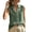 Army Green, variant on Women's Cotton Linen Sleeveless Blouse, Notched Button-Down Shirt, Loose Fit Casual Daily Office Wear Top
