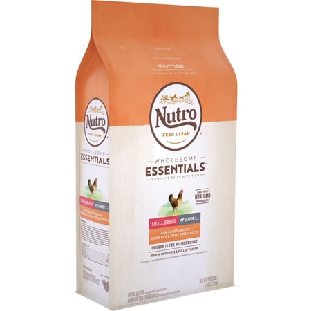 ADMC Nutro Wholesome Essentials Small Breed Senior Dry Dog Food - Pack of 8