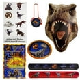 thumbnail image 3 of Jurassic World Party Supplies Bundle Pack Includes 8 Plastic Loot Bags, 48 Pc Favor Pack Includes 8 Sticker Sheets, 8 Tattoos, 8 Activity Sheets, 8 Slap Bracelets, 8 Paper Masks, 8 Disc Shooters, 3 of 4