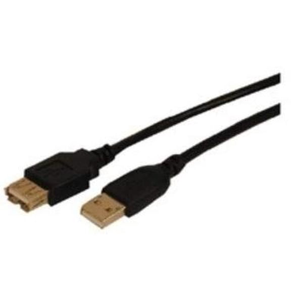 USB2 Cable A-A MF 3' External