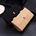 thumbnail image 4 of Car Storage Box Flip-Type Anti-Falling Eyeglass Case Snap-On Installation Leather Texture Organizer Universal Fit Sunglasses Box, 4 of 8