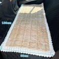 thumbnail image 2 of JIAN YA NA Dog Back Seat Cover, Car Back Seat Protector Mat, Scratchproof Non-slip Hammocks for Dogs Pets, 24.8*54in, Light Brown, 2 of 9