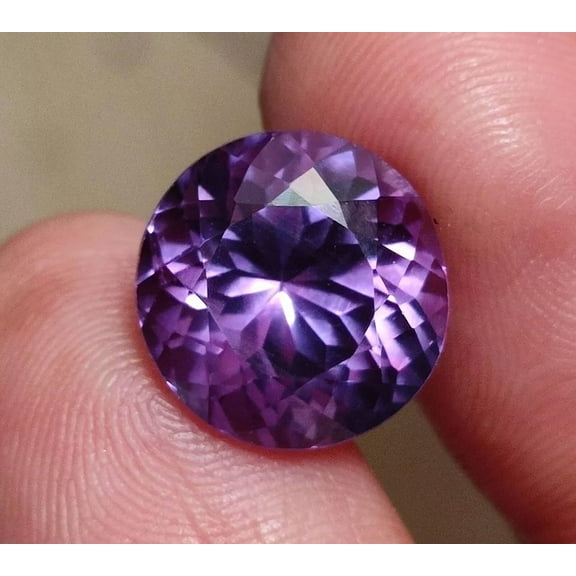 9.55 Ct Color Change Alexandrite Fine Round Cut Ring Size Loose Gemstone
