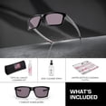 thumbnail image 3 of Oakley OO9264 Mainlink Rectangle Shaped Non-Polarized Sunglasses for Men - Includes Official Eyewear Kit - Matte Black Frame with Prizm Grey Lens, 3 of 6