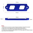 thumbnail image 2 of Kit de amarre de batería Varilla de retención con ganchos de acero inoxidable para bandeja para / CRX S2000 RSX (azul), 2 of 5