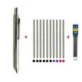 thumbnail image 1 of Fashion Multi-color With  Pencil Lead Technology Gravity Sensor Gel Pen Metal Signing Pen Multi-function Pen Ballpoint Pen SILVER, 1 of 1