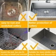 Harupink Silicone Sink Protector, HeatResistant Kitchen Sink Mat, Anti