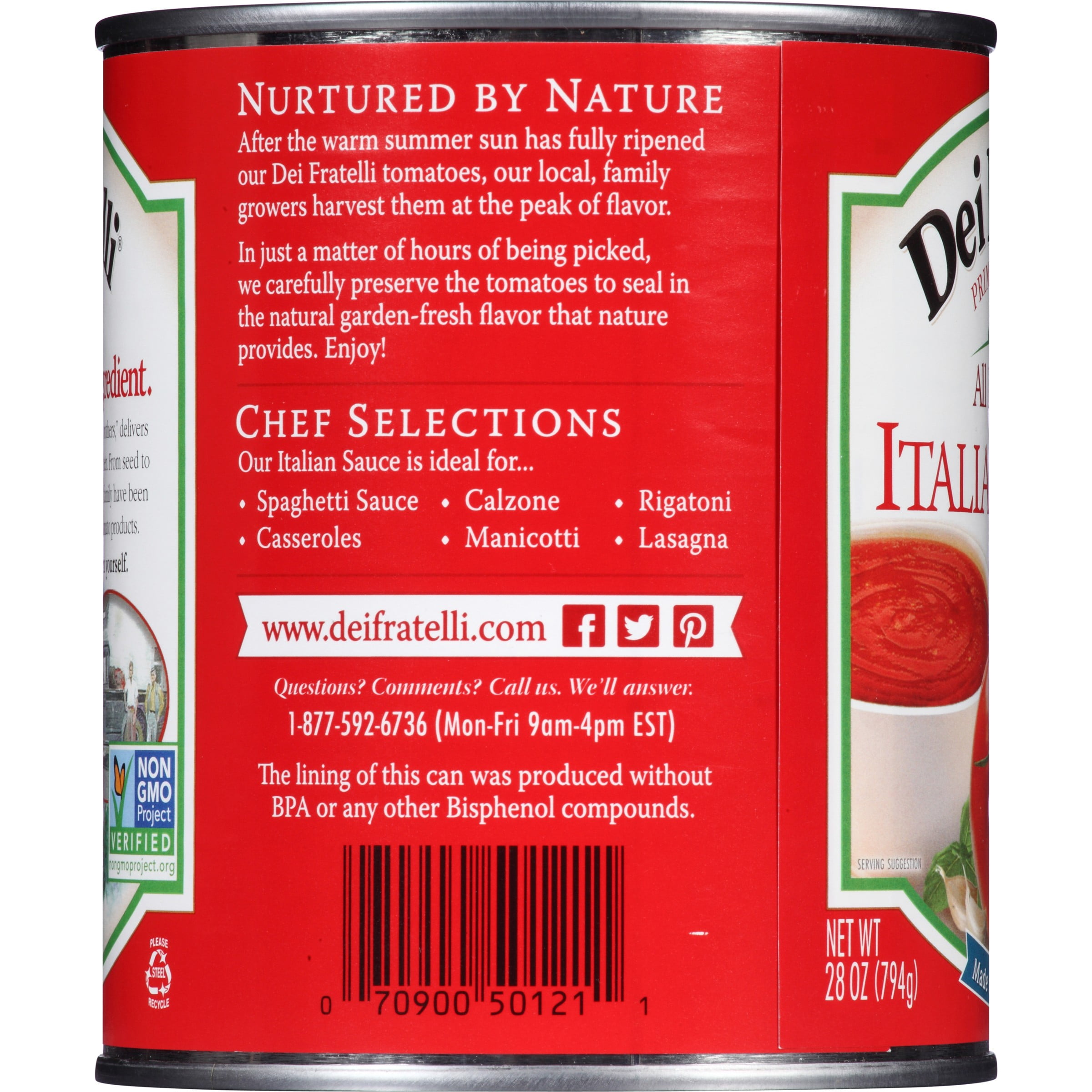 (6 pack) Dei Fratelli Italian Sauce, 28 Oz