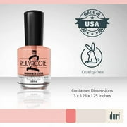 Duri Rejuvacote 2 Nail Growth Treatment, Hydrating and Strengthening Formula for Peeling Brittle Nails, Multi-Use Base and Top Coat, 0.45 oz