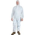 thumbnail image 1 of Hooded Coveralls, Medium, White, Microporous, 1 of 1