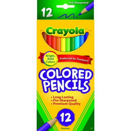 Crayola Colored Pencils 12 Each (Pack of 4) (Best Colored Pencil For Skin)