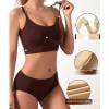 thumbnail image 4 of OGLCCG Sports Bras for Women High Support Adjustable Straps Racerback Sports Bra with Padding Wireless Workout Bras for Running, 4 of 5