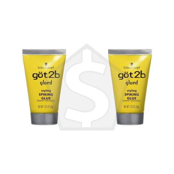 Bundle of 2 - GOT2B Glued Spiking Glue [Yellow] (1.25oz)