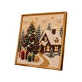 thumbnail image 5 of POSORJU Premium 3D Pearl Christmas Wall Art Kit, DIY Christmas Pearl Painting Kit, Christmastree 3D Diamond Painting, Luxury Pearl Bead Art Craft Set, Holiday Home Decor Gift（Ice Hut）, 5 of 5