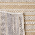 thumbnail image 6 of SAFAVIEH Martha Stewart Cotton Striped Area Rug, Taupe/Beige, 5' x 7', 6 of 8