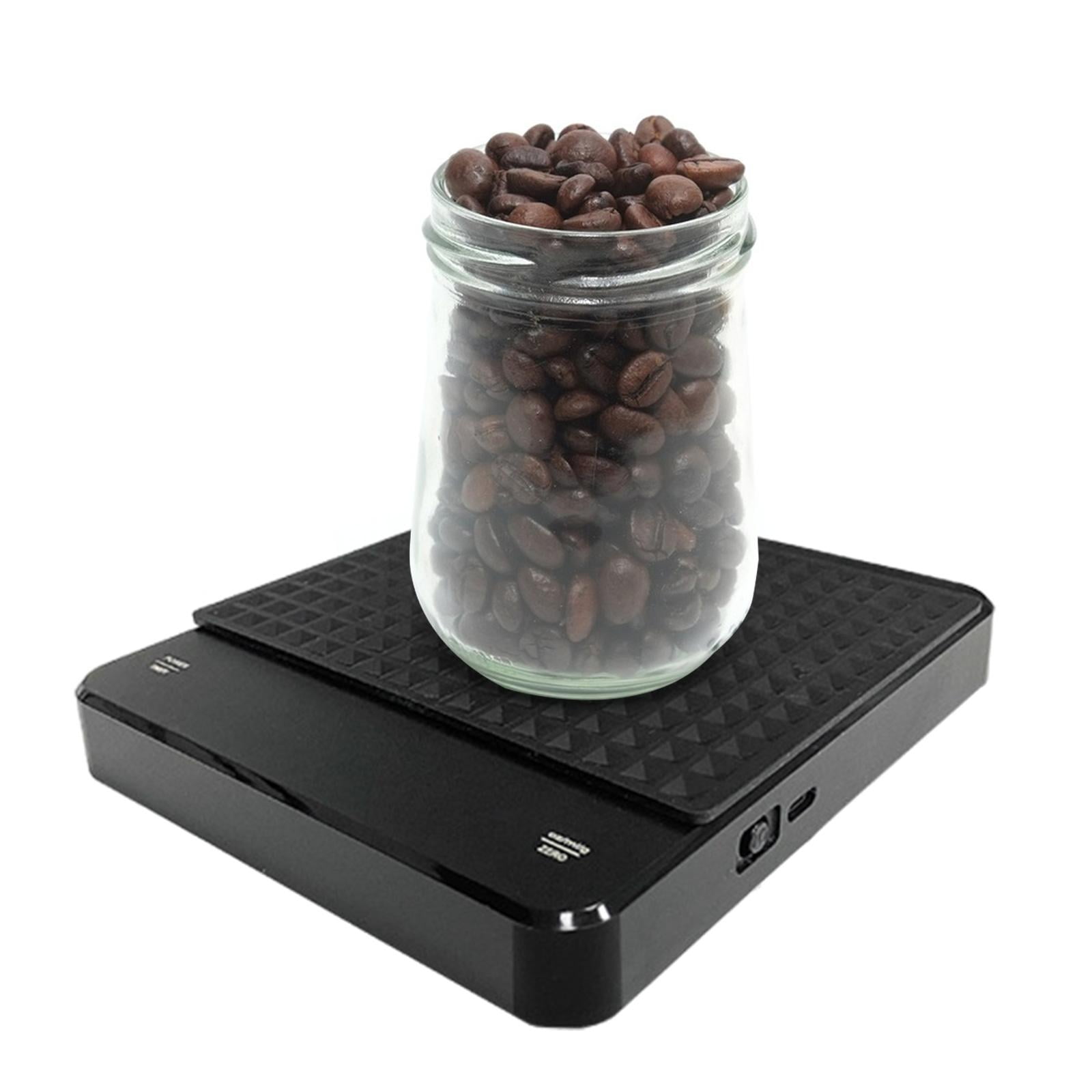 Fiocias Coffee Scale with Timer Professional Espresso Coffee Scale Digital Kitchen Scale