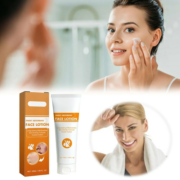 TechWave Facial Sweat Absorption Lotion Mild Skin Friendly Facial Skin Refreshing And Lasting Oil Control Facial Sweat Control Lotion Hair Vie Eyelash Watermelon Shampoo Skin Glow for Face Glow Face