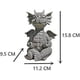 thumbnail image 2 of Meditation Dragon Garden Statue - Handmade Resin Statue - Decorative Statue For Garden, 2 of 4