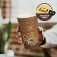 thumbnail image 5 of PAMI 16oz Paper Coffee Cups 1000 Pack Hot Coffee Cups Disposable To-Go Cups for Espresso, Tea, Hot Chocolate, Office, Café & Travel Use, 5 of 5