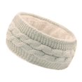 thumbnail image 4 of Fashion Autumn And Winter Pure Color Wool Knitted Hair Band Sports Headband, 4 of 9