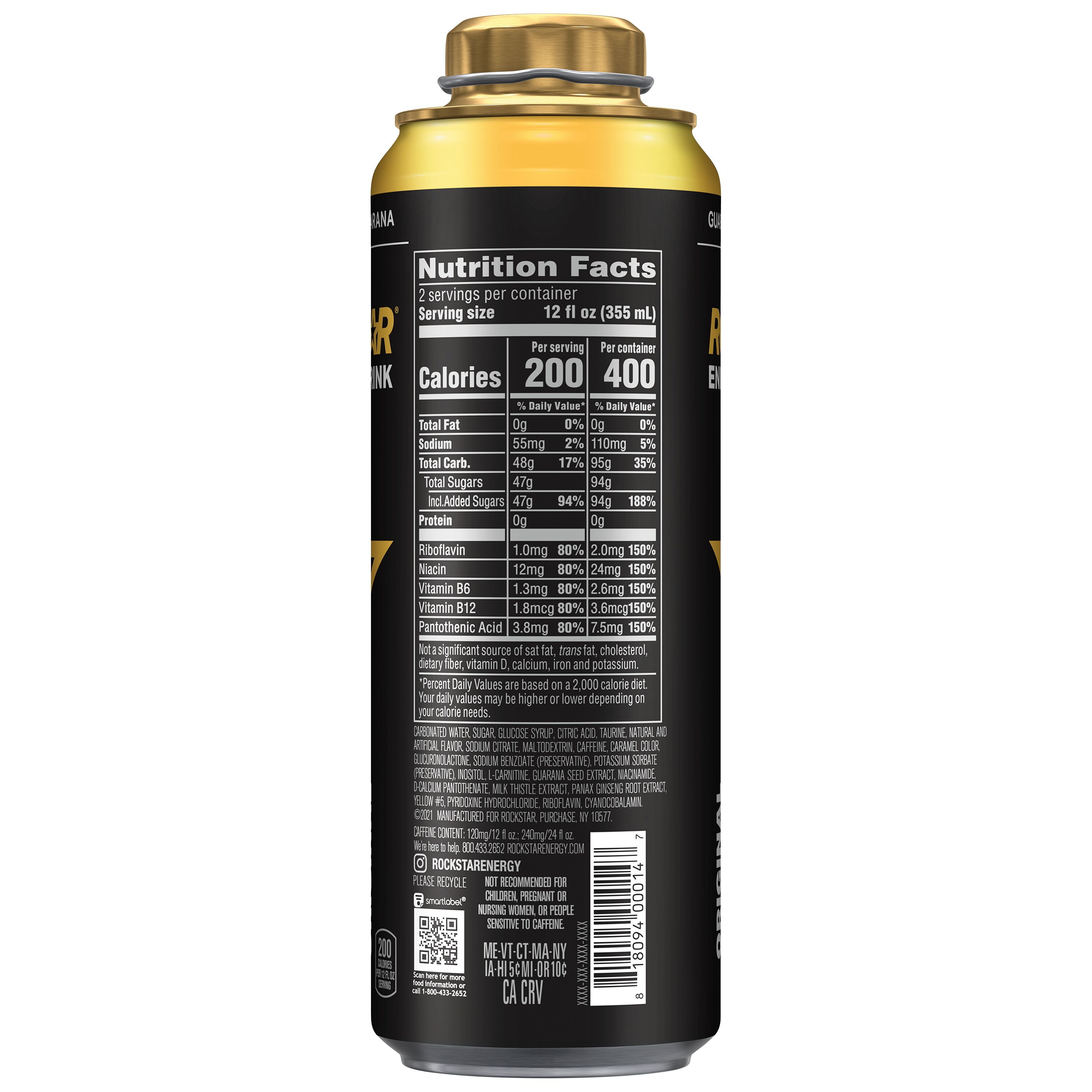 Rockstar Energy Drink, 24 Fl. Oz. - Walmart.com