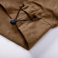 thumbnail image 6 of HOOMEUMY Mens Cargo Shorts Lightweight Solid Color Summer Comfy Elastic Waist Baseball Basketball Short Pants with Pockets Coffee XXL, 6 of 9