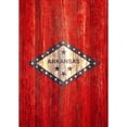 thumbnail image 2 of America Forever Arkansas State Flag 12.5 x 18 Inch Double Sided Outdoor Yard Decorative USA Vintage Wood State of Arkansas Garden Flag, Made in the USA, 2 of 3