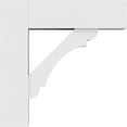 thumbnail image 3 of 5"W x 18"D x 18"H Standard Olympic Architectural Grade PVC Bracket with Block Ends, 3 of 11