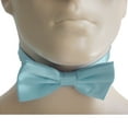 thumbnail image 4 of Mens Smooth Satin Feel Wedding Pre-Tied Bow Tie and Pocket Square Sets, 4 of 7