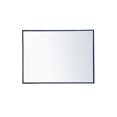 thumbnail image 1 of Elegant Decor MR4071BL 24 x 32 in. Metal Frame Rectangle Mirror, Blue, 1 of 2
