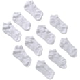 thumbnail image 3 of Gildan Ladies NoShow Comfort Toe Socks 10-pack, 3 of 3