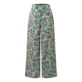 thumbnail image 3 of WILLBEST Pantalones Casuales de Mujer, de Cintura Alta, Holgados, Estampados, Cómodos, para Uso Diario, Estilo Relajado para Primavera, Verano y Otoño. Extra Grande, 3 of 6