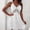 *White, variant on ClodeEU Women's V Neck Spaghetti Strap Lace Crochet Mini Dress,Boho Summer Beach Sundress White,Women's Plus L