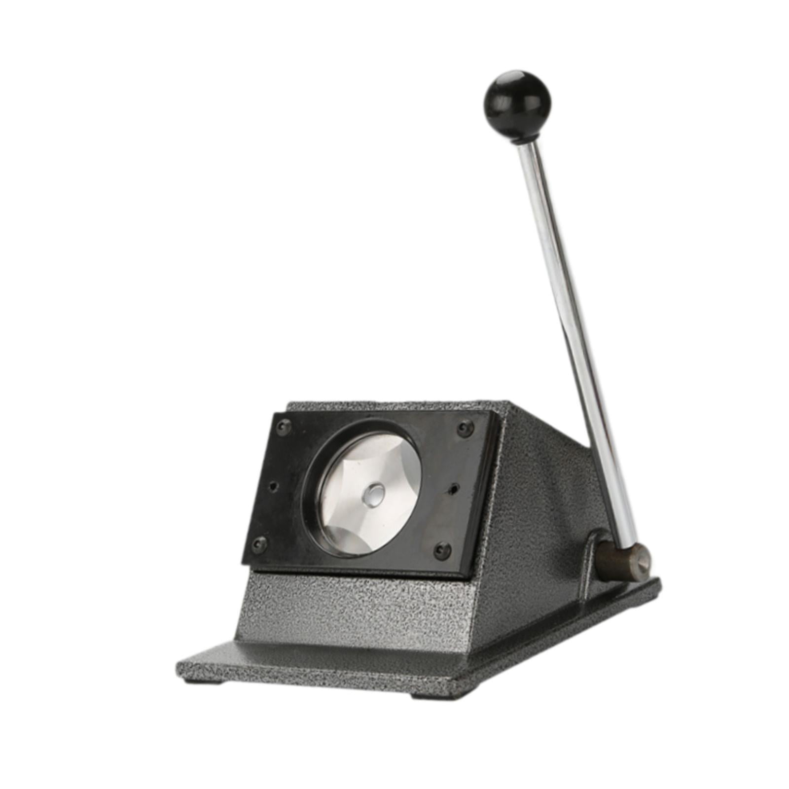 Tachiuwa Graphic Punch Die Cutter DIY Handmade Paper Punch, Button Cutter Punch Making, Manual Button Paper Cutter for PVC Cards 25MM