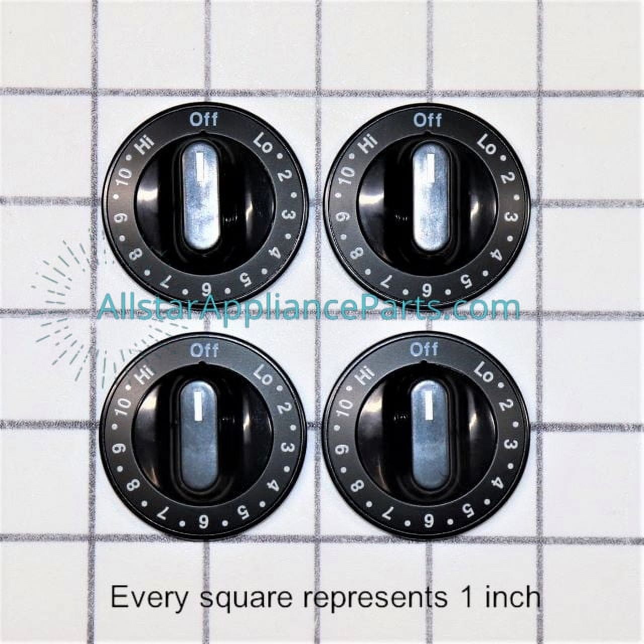 Whirlpool Range/Stove/Oven Control Knob Kit 12200034