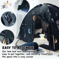 thumbnail image 4 of Carpa de cama con toldo Sherilyn, tamaño doble, para niños pequeños, con Galaxy, 4 of 7
