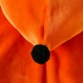 thumbnail image 3 of WIBACKER 0-5T Kids Baby Boys Girls Halloween Costume Pumpkin Fleece Hooded Cape Cloak Fancy Party Cosplay with Hat, 3 of 9