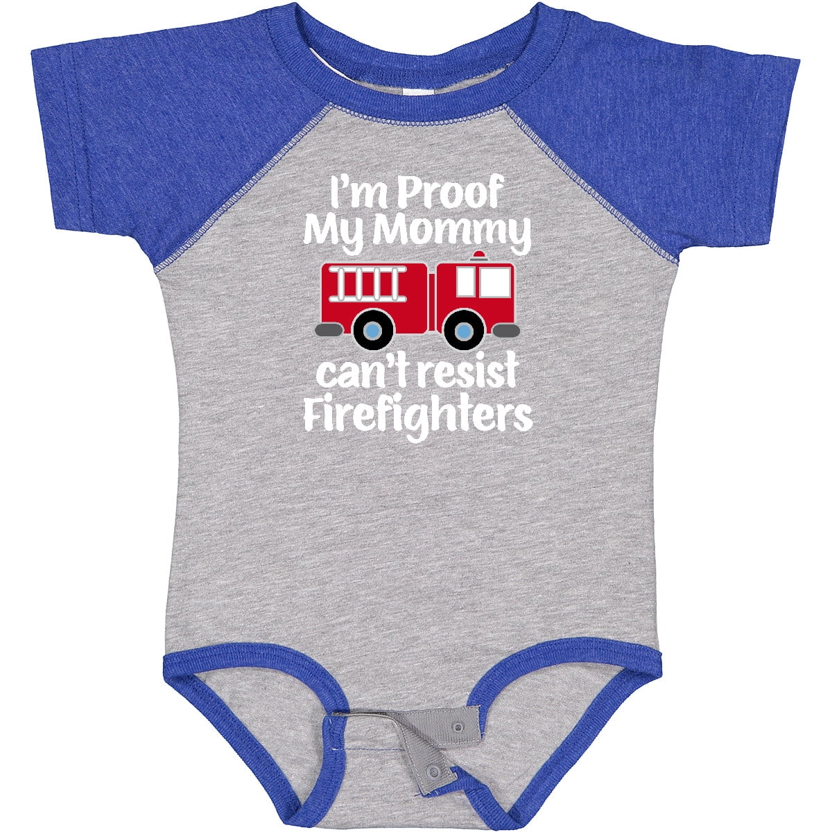 Inktastic Firefighter Daddy Baby Fireman Boys or Girls Baby Bodysuit