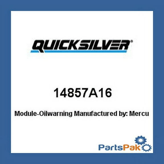 Mercury Marine Quicksilver New OEM Oil Warning Module, 14857A16