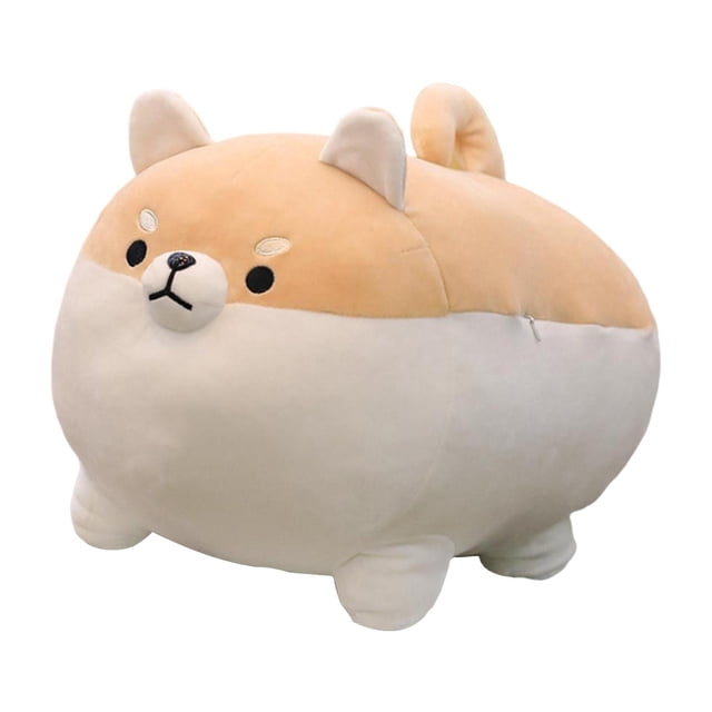 Perro Muñeco de peluche Juguete para Juguete suave Cachorro Perro Almohada Juguete de peluche Marrón 40 cm Marrón 40cm Zulema Muñeca decorativa de animales