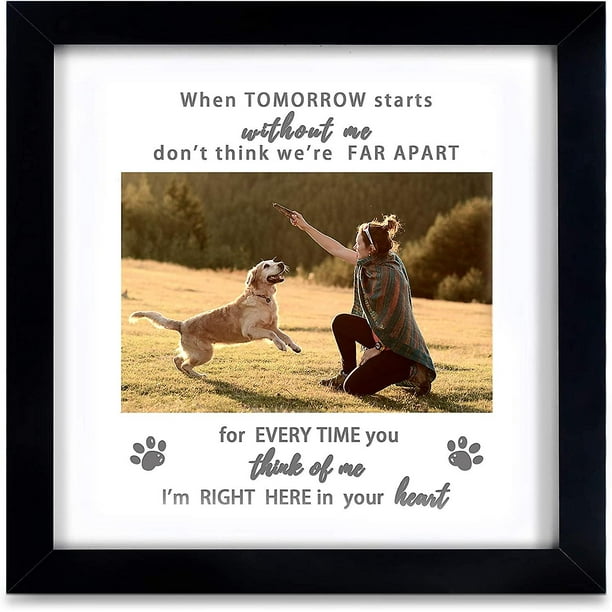 Dog Memorial Picture Frame pet Memorial Picture Frame For Pet Loss