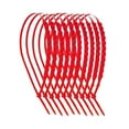 thumbnail image 2 of BotaniNest Chaînes de Pneus Fermeture à Glissière Tie Universelles Réutilisables Antidérapantes en Nylon Chaînes de Pneus Hiver Urgence Antidérapantes Antichoc Fonction Fermeture à Glissière Roues Réglables en Nylon pour Glace Boue Terre, 2 of 7